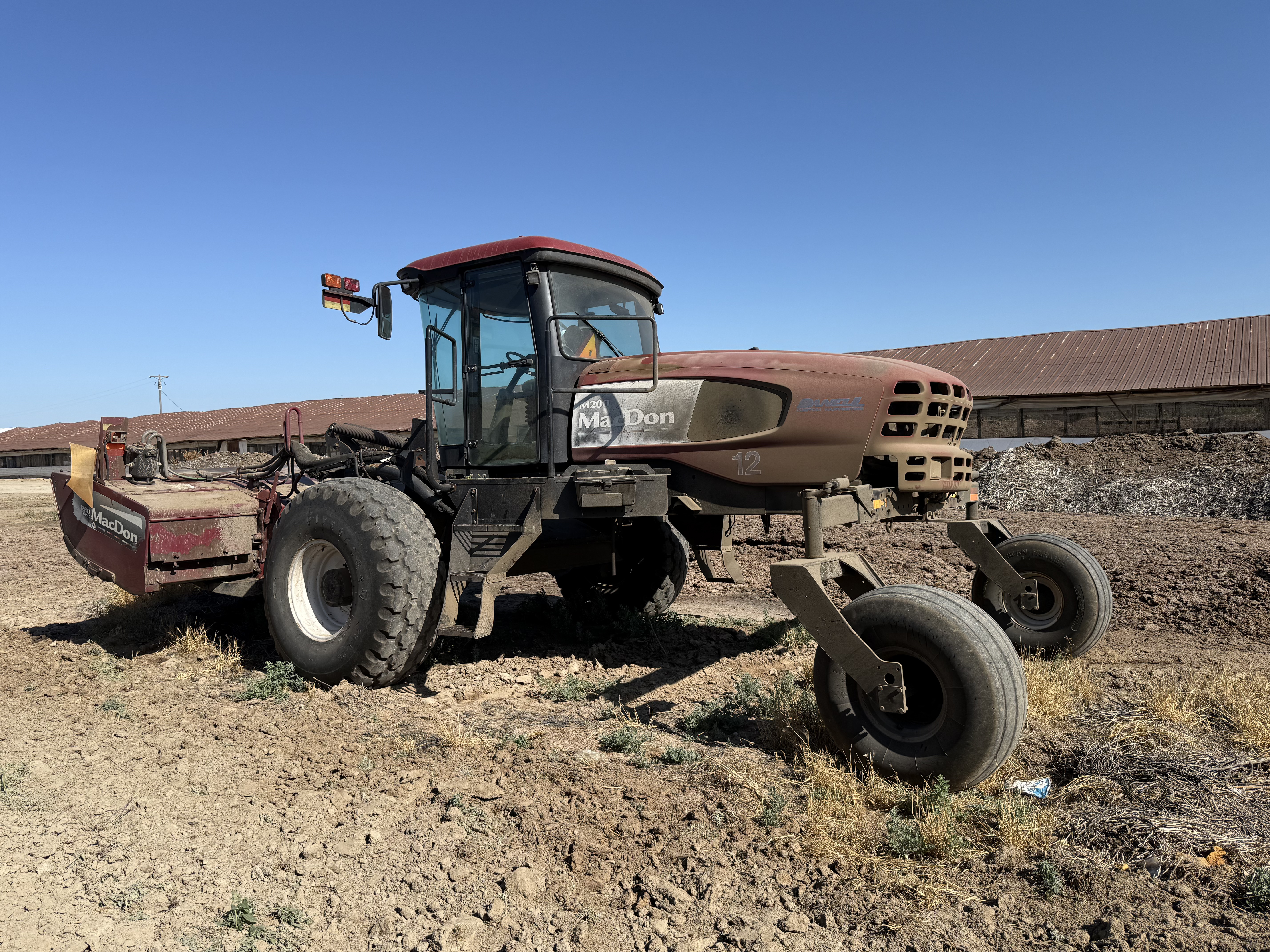 Recovered tractor