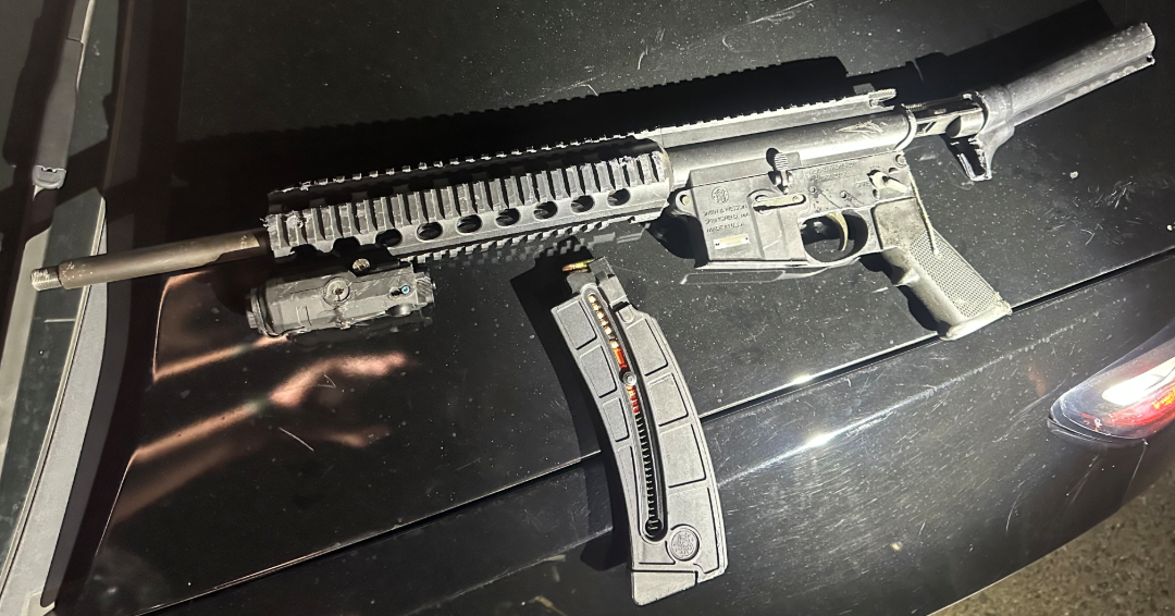 Recovered 22LR caliber rifle