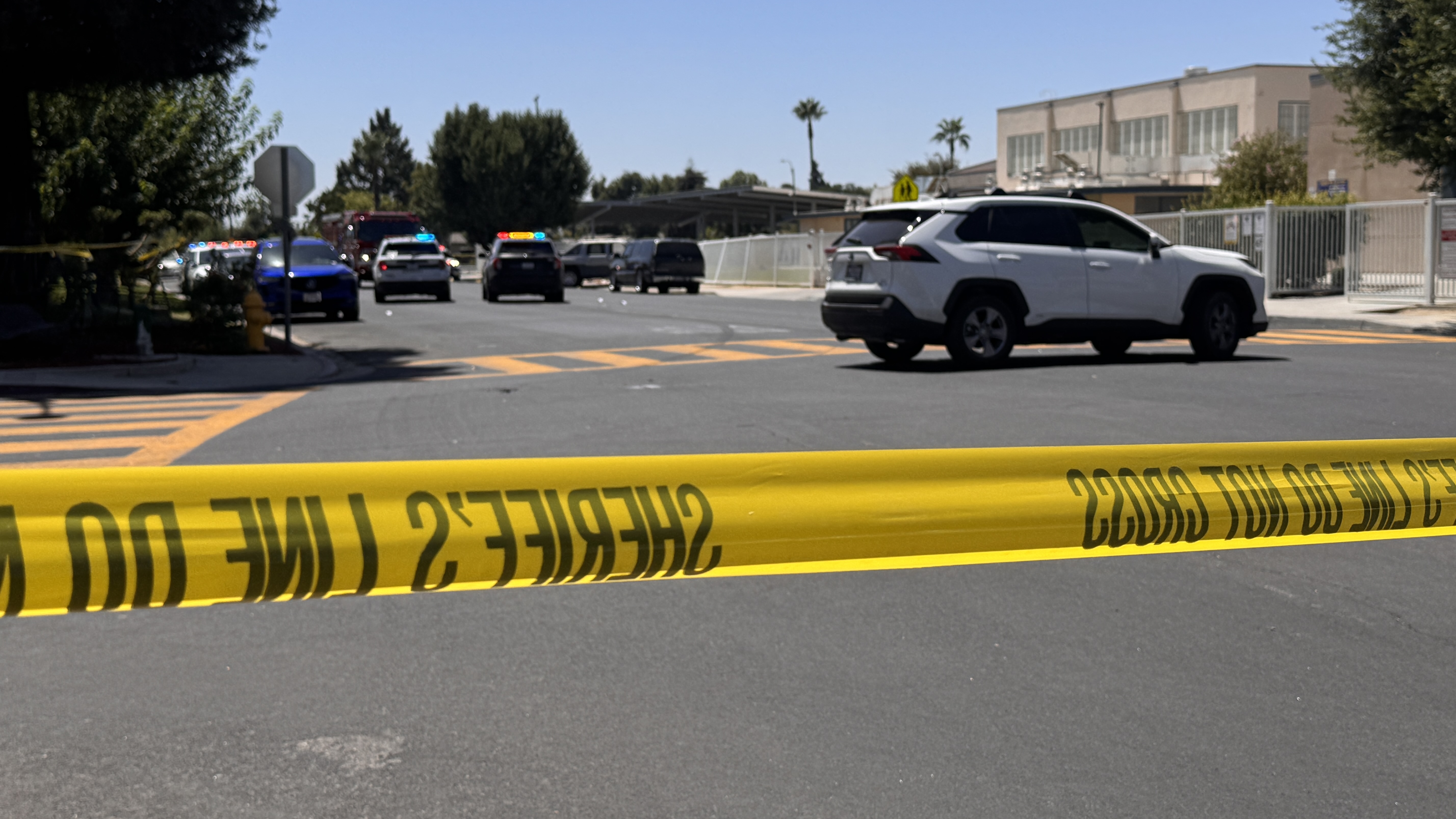 Scene on Fig Ave., Parlier